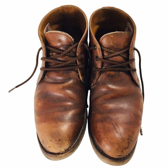 RED WING BOOTS NARROW US 10B Heritage Chukka 595 USA Made VIBRAM F2892-11 595 main image 5